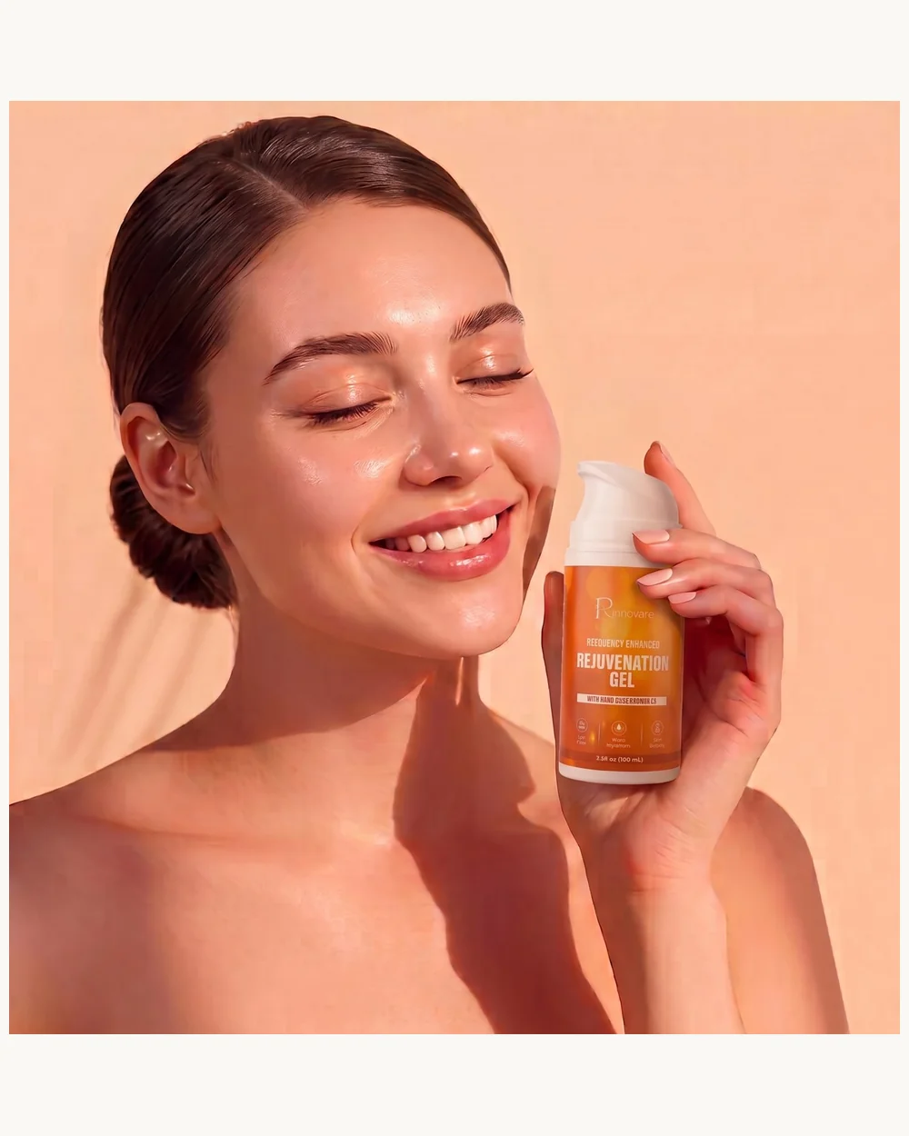 The Rejuvenation Gel tube in use.