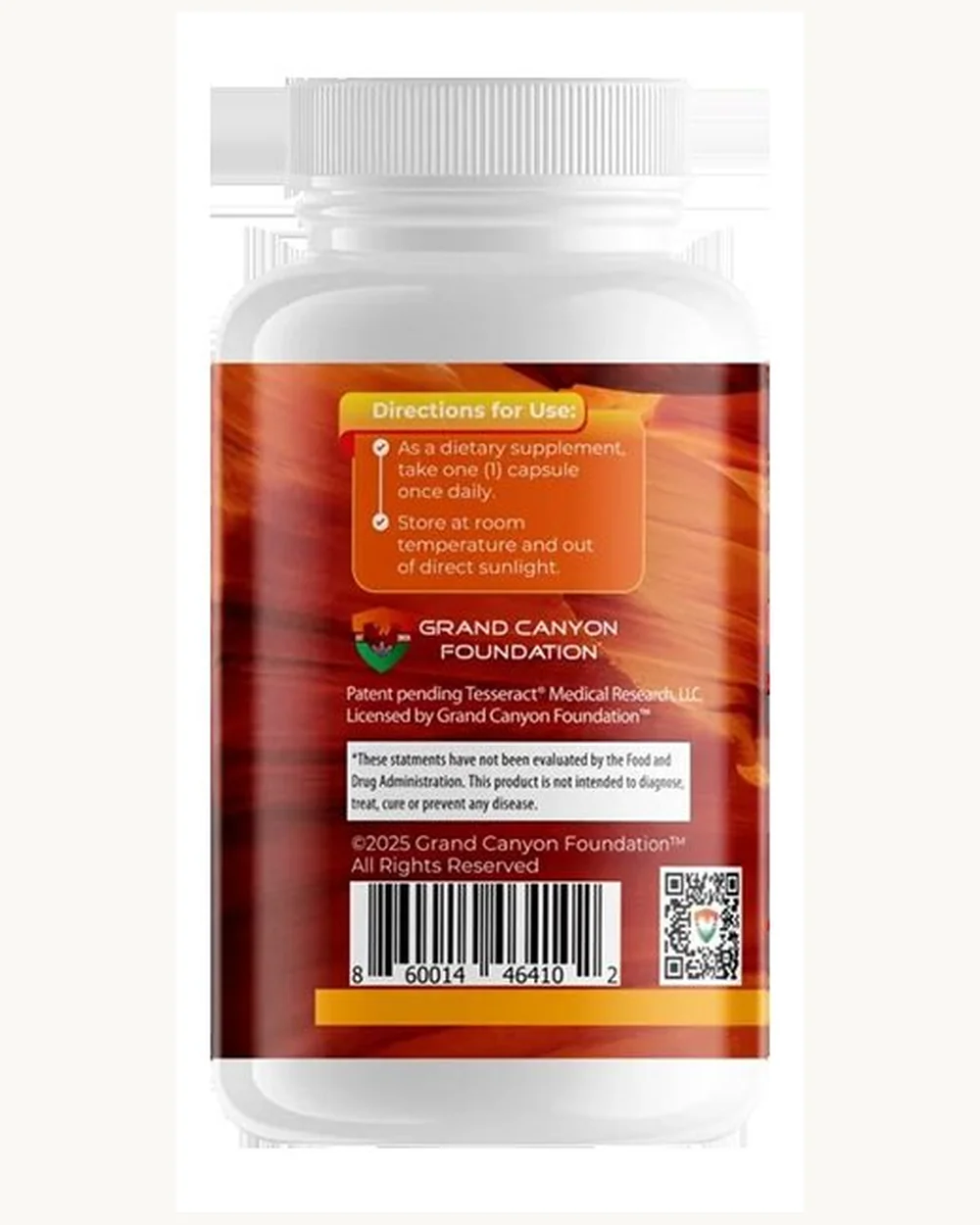 The GlutaYouth bottle, rear label showing supplement facts.